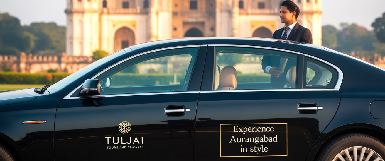 Chauffeur Driven Car Hire in Aurangabad – Comfortable Rides by Tuljai Tours and Travels