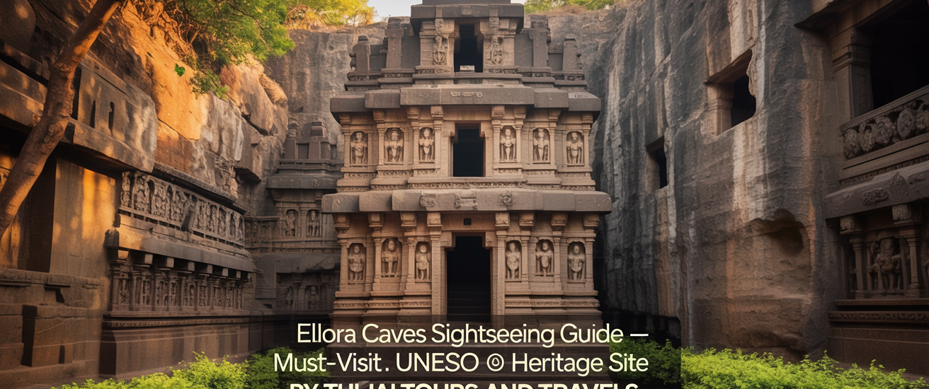 Ellora Caves Sightseeing Guide – Must-Visit UNESCO Heritage Site by Tuljai Tours and Travels